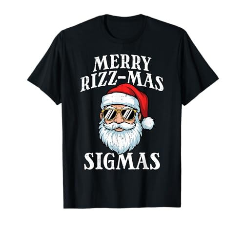 Père Noël Merry Rizzmas Sigmas Christmas Meme Men Women Kid T-Shirt