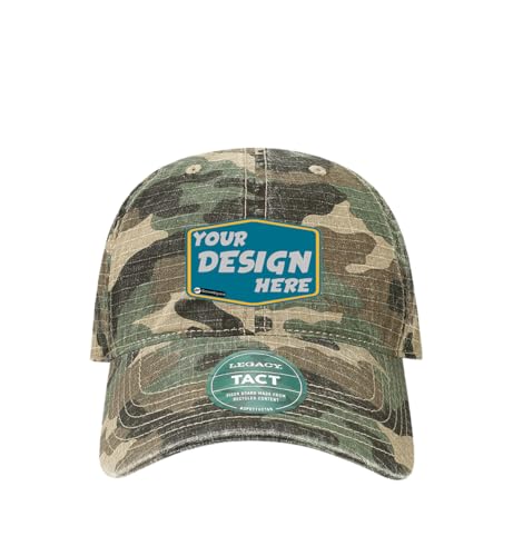 Custom Cap Legacy Unisex Tacticool Cap - Urban Street Style Cap Army Camo