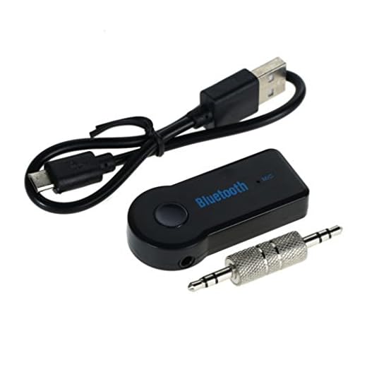 Centitenk Tr?dl?s Bluetooth 3,5 mm AUX o Stereo musik hem bil mottagare adapter mikrofon