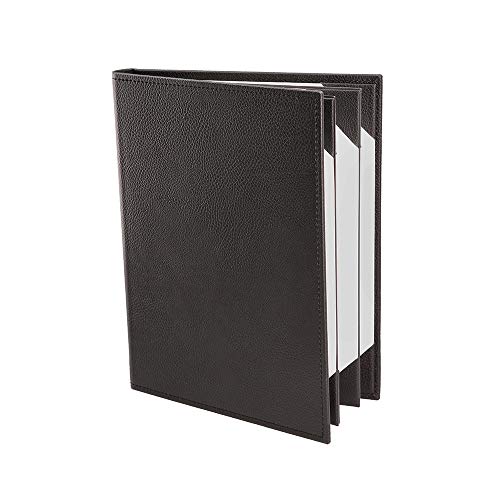 Menu Covers Made of Premium Faux Leather (10-Pack) - 8.5