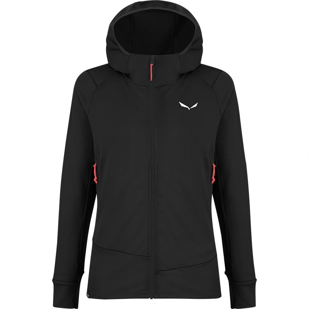 Salewa Damen Puez Polarlite Kapuzen Midlayer-Jacke Trekkingtouren Frauen Fleecejacke 00-0000028522 Pink XS-XL