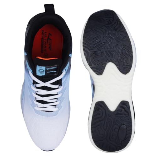 Image of Lancer Mens PLATINUM-41WHT-BLK White Running Shoe, 8