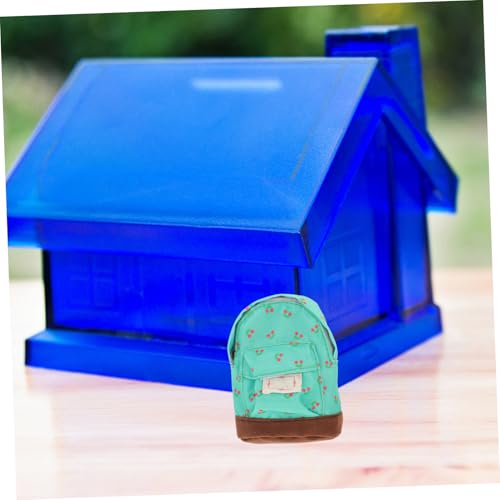Toyvian 2 Stück Kleiner Puppenrucksack Mini-Rucksack Mini-Hauszubehör Mini-Hausbedarf Mini-Modell Mini-Puppenrucksack-Modell Mini- -Rucksack-Modell Miniatur-Rucksack-Modell