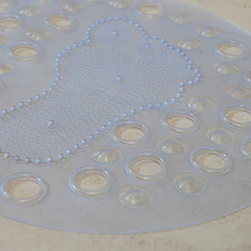 Tapete Banheiro Único, Niazitex, Pezinho, Transparente