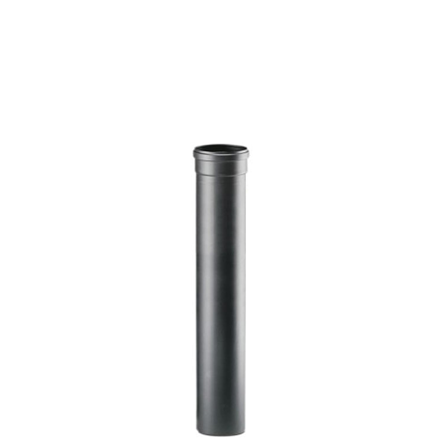ALLINOX KIT Completo Canna Fumaria Tubi Per Stufa a Pellet Canale Da Fumo In Acciaio Nero Antigraffio Impianto Uscita Fumi Da Interno MADE IN ITALY (DN 80)