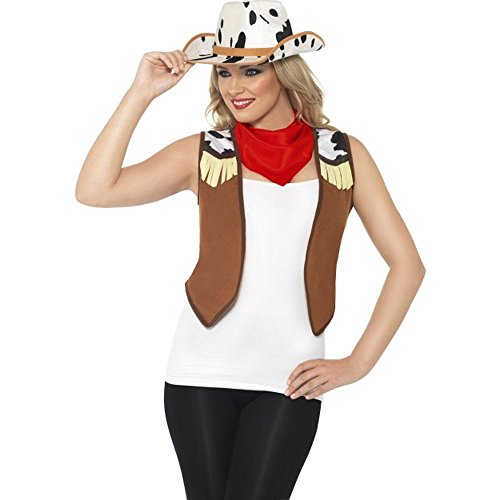 Smiffys Kit istantaneo donna del Far West, con