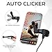 Sabary 2 Sets Auto Clicker for Smart Phone, Fast Screen Tapping Device Auto Tapper Continuous Click Simulation Finger for Games, Live Likes, Flash Deals, Reward Tasks, Plug and Play (Black)