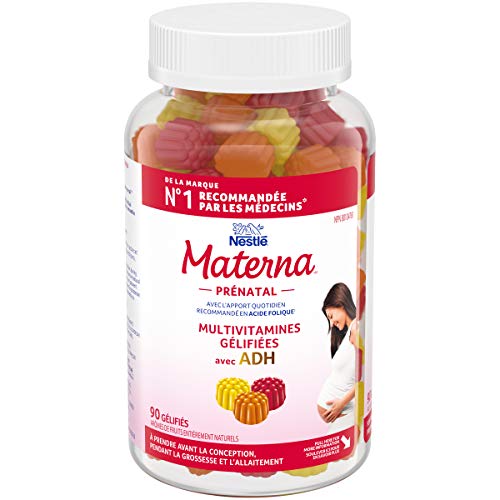 Materna Prenatal DHA Vitamins Gummy Folic Acid 90 count Rawgreens.ca