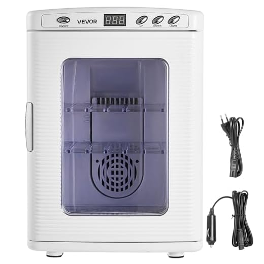 Happybuy White Reptile Incubator 25L Scientific Lab Incubator Digital Incubator Cooling and Heating 5-60°C Reptile Egg Incubator 12V/110V Work for Small Reptiles