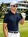 KEFITEVD Outdoor Polo T-Shirt Herren Golf Jagd Kleidung Robust Quick Dry Funktionsshirt Männer Arbeitsshirt Sommer Sportshirt Unifarben mit Kragen Freizeitshirt Dunkelblau 3XL