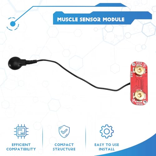 Sensor muscular Muscle Sensor -13723 con indicador LED, ganancia ajustable y diseño wearable miniatura 3