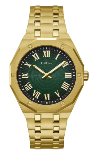 Image of GUESS Asset Analog Watch for Men with Round Dial & Water Resistant Man's Wrist Watches