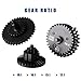 ZNGDAYNR CNC Steel Cut Magnetic Control Tactical Gear Sets 12:1/13:1/16:1/18:1 for Version 2/3 Airsoft Gearbox(16 Magnetic Control)