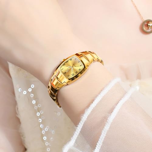 Image of OLEVS Watch Women Luxury Stainless Steel Small Wrist Dress Waterproof Analog
