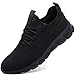 Produktbild Damen Laufschuhe Turnschuhe Sportschuhe Sneaker Running Tennis Schuhe Freizeit Straßenlaufschuhe Fashion Leichtgewichts Atmungsaktiv Walkingschuhe Outdoor Fitness Jogging Sportsschuhe Schwarz 40 EU