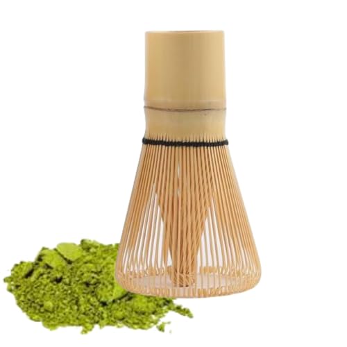 Angelkiss Premium juego té verde matcha batidor de bambú natural. Chasen preparación herramienta de cepillo de polvo para ceremonia de beber té