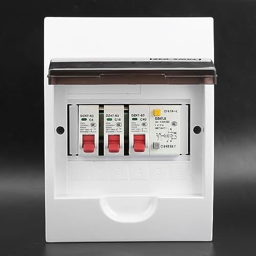 2 Vias 40A 30mA RCD ABS Cobertura de Material Estrutura Durável Resistência Ao Impacto para Edifício