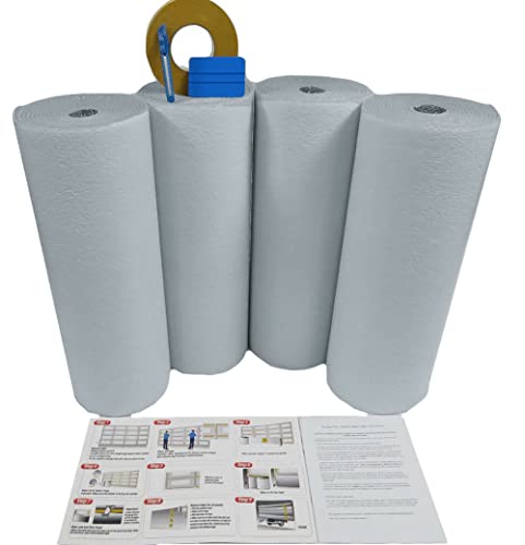 Us Energy Products 24X10 Nasatek Reflective 1 Car White Foam Core Garage Door Insulation Kit 9X7 9X8 R8 thumb #1