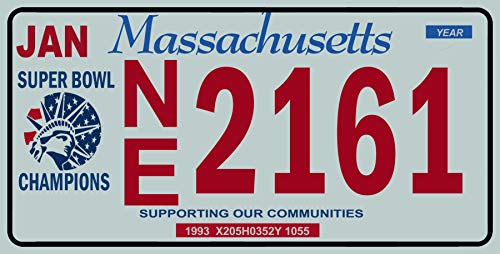 OPO 10 - USA car Registration Plate Massachusetts - Metal