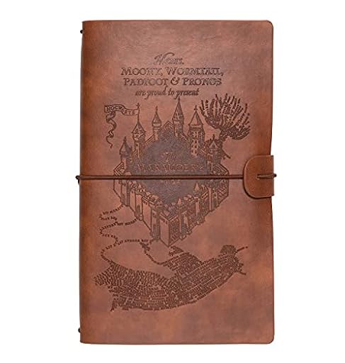 Grupo Erik Cuaderno de viaje Harry Potter - Diario de viaje (Travel Journal : Cuero sintético) Harry Potter regalos | Diario personal : Libreta pequeña de bolsillo, 19,6x12 cm | Ya disponible en tu tienda friki favorita! En mundofriki.es!