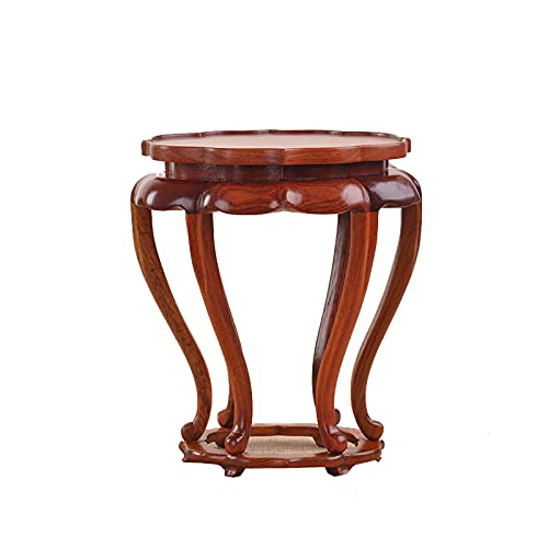 Base de vase en bois d'aquarium et brûleur d'encens traditionnel