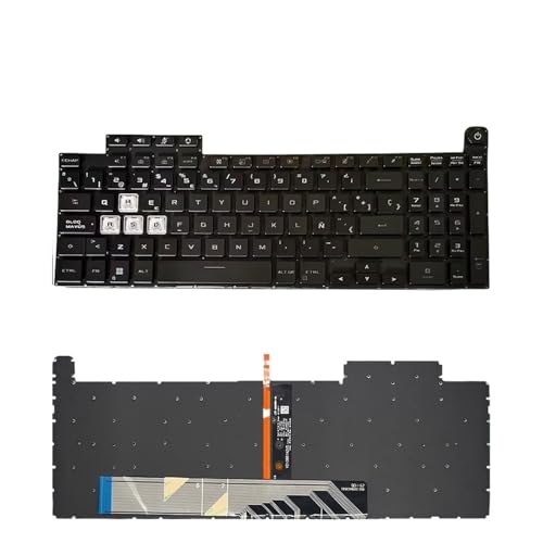 TUF Gaming F15 FA507 FA507R FX507ZC FX507Z FX517 FX507ZM FA507RE F17 FX707 FX707ZM FA707pXyCꃉeL[{[h(SP Black RGB Light)