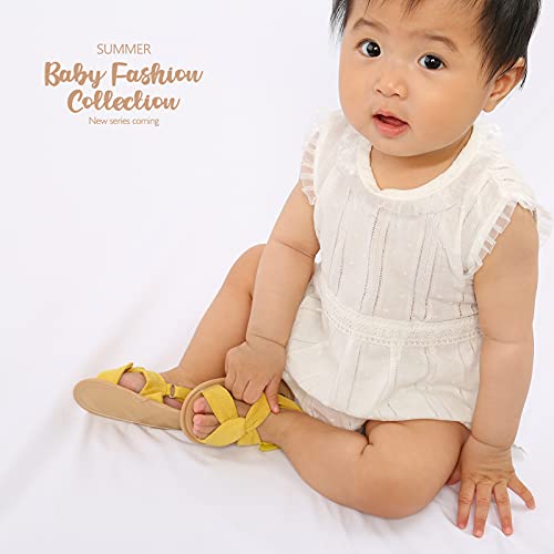 Image of Infant Baby Girls Boys Summer Sandals Premium Unisex Non Slip Rubber Soft Sole Breathable Toddler First Walker Outdoor Beach Shoes