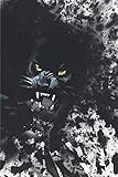 Schwarzer Panther Krafttier - Tagebuch mit Panther Motiv: Notizbuch mit 120 Seiten