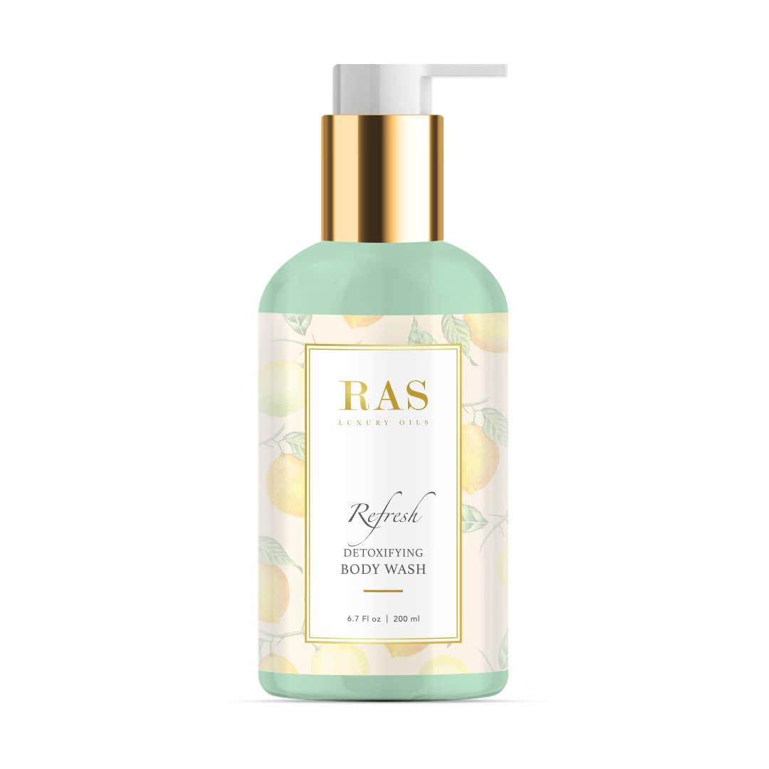 RAS Luxury Oils Refresh Revitalizing Body Wash, Detoxifying & Refreshing; pH balancing Body wash; For Men & Women; With Wi... - Review, Price and Buying Guide