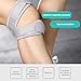 Domary Silicone Patella Strap for Sports Pressure Kneepad Shock Absorption for Running Hiking Basketball Fitness Knee Belt Breathable Comfortable Wear Adjustable Elastic One Size Fits All