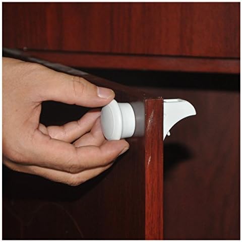 Balfer Baby Safety Magnetic Cabinet Lock Set No Drilling (10 Locks + 2 Keys)