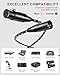 VANDESAIL XLR Cables Short, Mic Cord 1ft 2 Pack, Braided Balanced Microphone Cable Male to Female 3 Pin Connector for Microphones, Mixer, XLR Speaker Systems