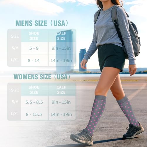 Image of Copper Compression Socks for Women & Men (6 pairs) - Best Support for Nurses, Running, Hiking, Recovery