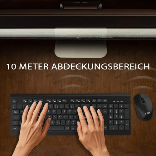 Pack clavier souris sans fil touches silencieuses Inca IWS-519 Windows - 4