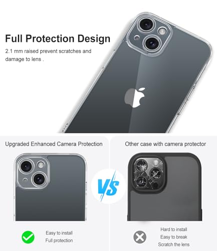 Mootobo for iPhone 15 Case with Camera Lens Full Cover Protection - Image 3