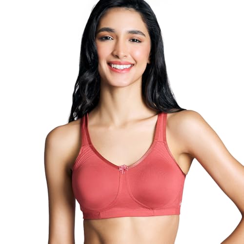 Image of NYKD NYB169 Cotton Non Padded Non Wired Encircled Shaping Bra Full Coverage Side Lift (Plus