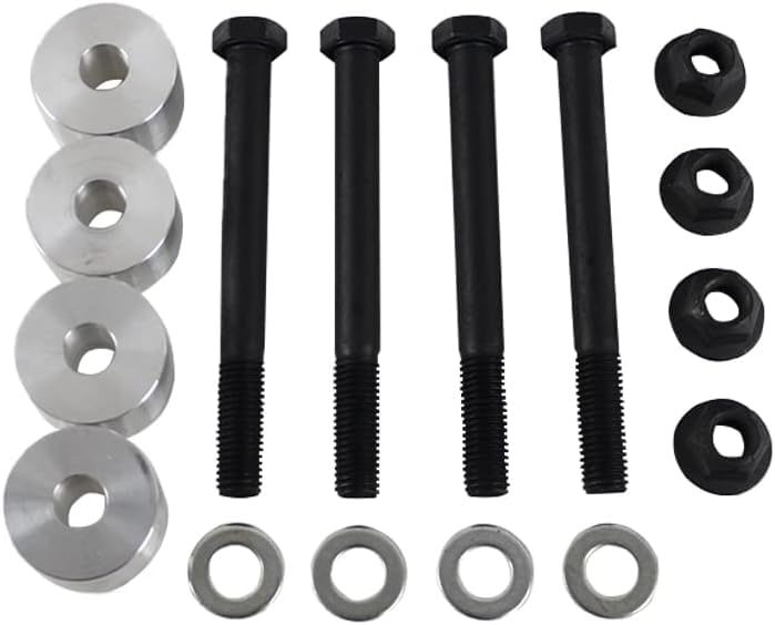 831400 Suspension Lift Differential Diff Drop Kit with Skid Plate Drop Spacer Compatible with 011-2019 CHEVY SILVERADO GMC SIERRA 2500HD 8LUG