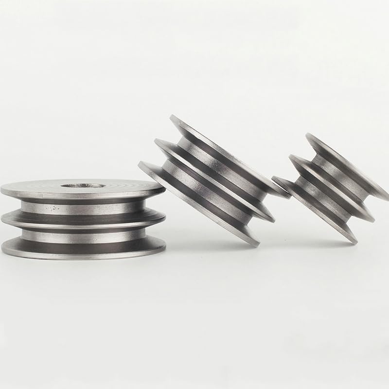 Puleggia a doppia scanalatura in ghisa, puleggia per cinghie trapezoidali, diametri 60 mm, 70 mm, 80 mm, 100 mm, 110 mm, 120 mm, tipo A, accessori per utensili elettrici (1, OD100MMXID22MM)