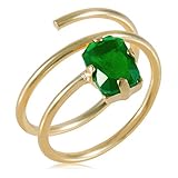 anillo esmeralda oro Piezas elaboradas en plata de ley 925. Incluyen contraste