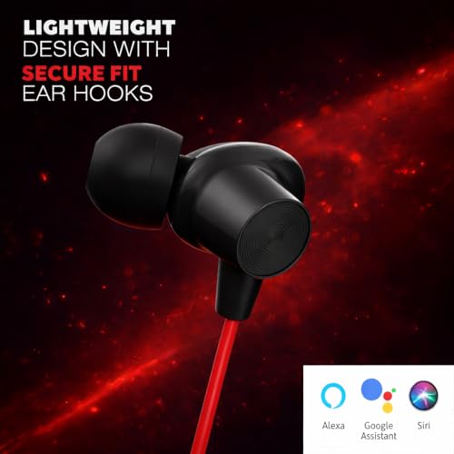 Image of for OnePlus Z2 ANC Neckband Earphone Bluetooth with Fast Charging Long Playback Magnetic Control (Red) (Neckband Z2)