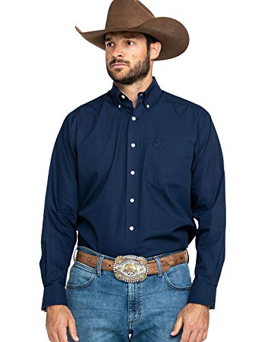 Image of ARIAT Men's Wrinkle Free Solid Classic Fit Shirt
