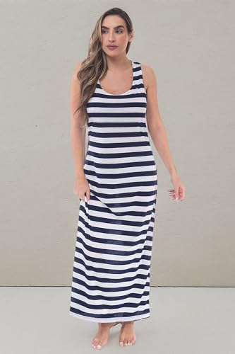 Image of Just Love Racer Back Solid Tank Dress with Bungee