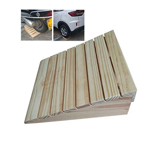 38.8x35x15cm Portable Solid Wood Curb Ramps – Light Threshold Ramp Kit ...