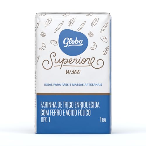 Farinha De Trigo Tipo 1 Globo Superiore W300 1 Kg