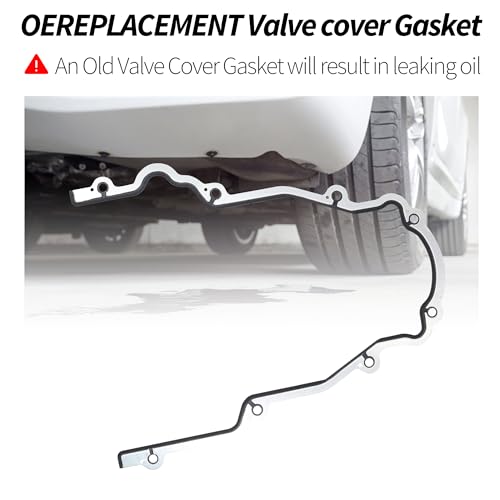 Image of HiSport TCS45993 Engine Timing Cover Gasket Set with Water Pump Gaskets & Main Seal - Compatible with LS LS1 LS6 LS2 LS3 LQ9 LQ4 4.8L 5.3L 5.7L 6.0L 6.2L Engines - Replacement 12633904