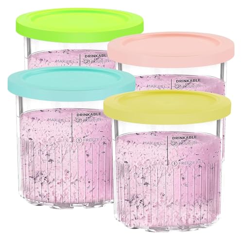 Pots à Glace pour Machine NC500 Boîtes de Conservation Anti-fuite - 6