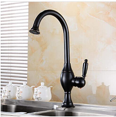 Robinet d'évier antique mitigeur rétro pour cuisine et salle de bain chic