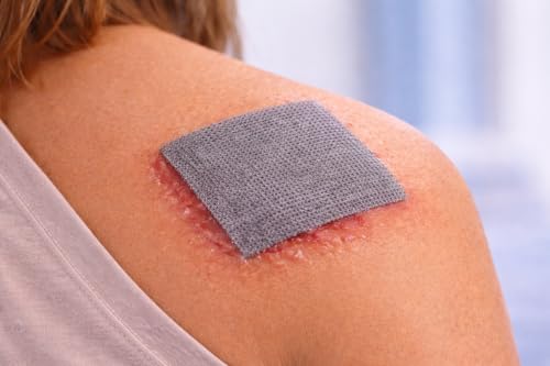 Silver-Impregnated Non-Adherent Dressings 10cm x 10cm - Pack of 3 | Antimicrobial Wound Care
