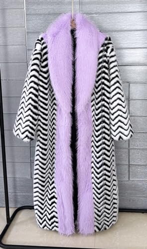 Fluffy Faux Fur Full Length Overcoat Cardigan,Warm MaxiOutwear Parka Long Coat Jackets2