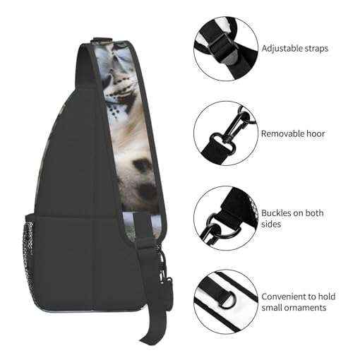 Bolso Cruzado de Pecho tipo Mochila Sling para Hombre y Mujer miniatura 5